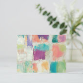 Popsics II Abstracte stone afdrukken | Mike Schick Briefkaart (Staand voorkant)