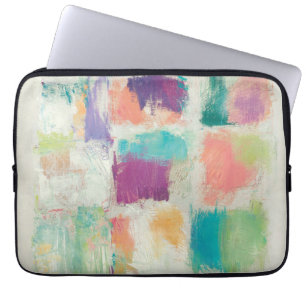 Popsics II Abstracte stone afdrukken Mike Schick Laptop Sleeve