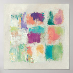 Popsics II Abstracte stone afdrukken Mike Schick Poster