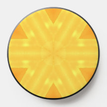 Kaleidoscope d'un jaune vif et de lignes