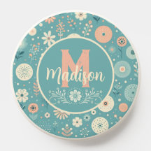 Monogramme Fleurs lunaires