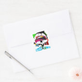 Popstyle witte Sticker (Envelop)