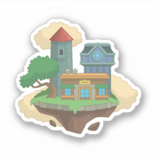 Poptropica Home Eiland Sticker