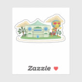 Poptropica Poptropicon Island-Sticker Sticker (Vel)