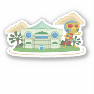 Poptropica Poptropicon Island-Sticker Sticker