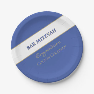 Populair! Aangepaste Bar Mitswa papieren borden Bordje