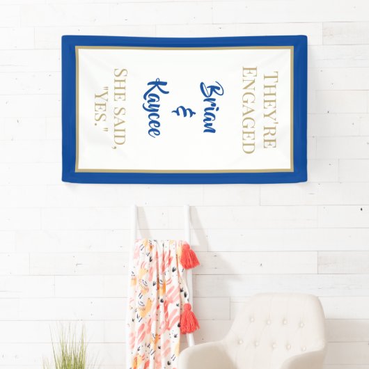 Populair! Aangepaste, verticale verlovingen banner (Insitu)