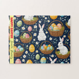 Populair Bunny Happy Easter Collectie Legpuzzel
