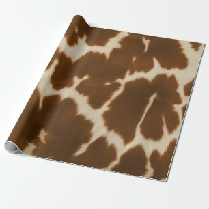 Populair Elegant Koe Faux Leather Collectie Cadeaupapier