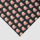 populair filmpopcornepatroon tissuepapier (Detail)