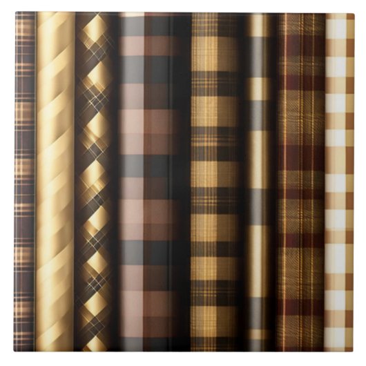 Populair Goud Hout Kunst Lamperia Collectie Tegeltje (Voorkant)