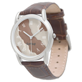 Populair Luxe Elegante Nep-Runderleer Collectie Horloge