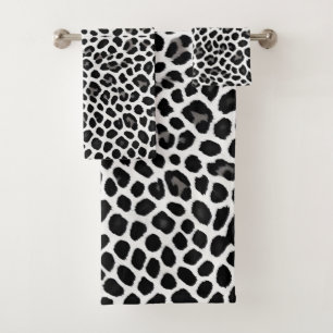 Populair luxe wit luipaard Elegant Collectie Bad Handdoek