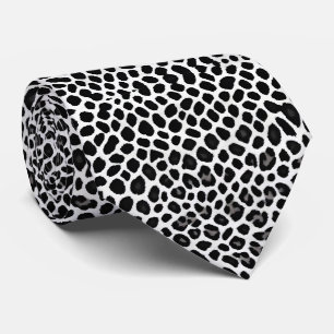 Populair luxe wit luipaard Elegant Collectie Stropdas
