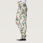 Populair meerkleurig bloempatroon leggings (Links)