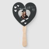 Populair UNIQUELY FRAMED Heart omgeven Handwaaier (Voorkant)