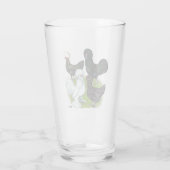 Populair witkuikenkwartet glas (Achterkant)