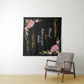 Populaire bloem_customize rozen wandtapijt wandkleed (In Situ (horizontaal))