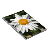 populaire bloem, witte dagfoto notitieboek (Rechterzijde)