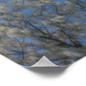 Populaire boompluissneeuw in juni Orton Natuur Art Poster (Hoek)