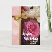Populaire ! Carte de cousin d'anniversaire joyeux (Devant)