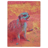 populaire dieren - Meerkat Klembord (Achterkant)
