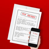 Populaire geheime speciale agent spionagepartij kaart