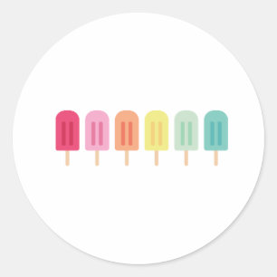 Populaire grens ronde sticker