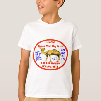Populaire Hump Day Camel Emblem T-shirt