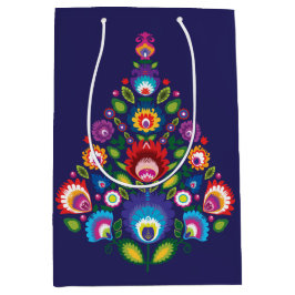 Populaire kerstcadeau-tas met aangepast bericht medium cadeauzakje