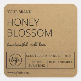 Populaire Kraft Kaars Labels