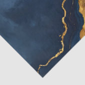 Populaire Navy Blue Gold Marble Collectie Tissuepapier (Detail)