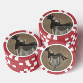 Populaire Party Meisje Wijnglas Poker Chips (Opstapeling)