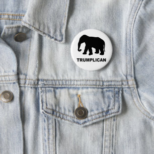 Populaire politiek van Trumplican Ronde Button 5,7 Cm