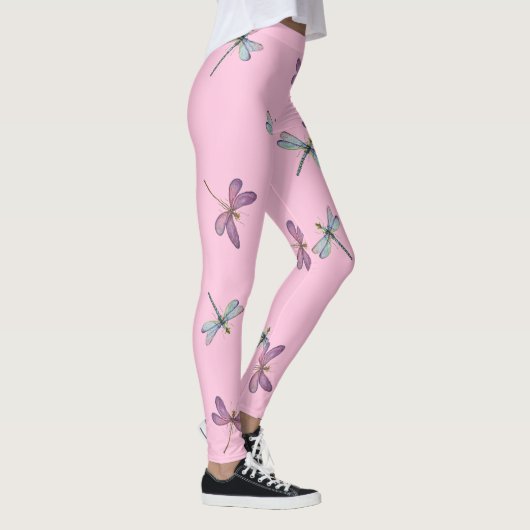 Populaire Print Leggings, High Waist Premium Leggings (Rechts)