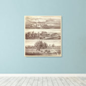 Populaire rangen canvas afdruk (Insitu (Houten vloer))