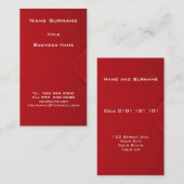 Populaire rode envelop Visitekaartjes (Voorkant / Achterkant)