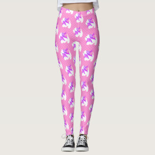 Populaire Schattigee Witte Westie Hond Roze Check Leggings