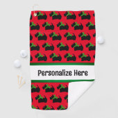 Populaire Scotty Dog gepersonaliseerd Golfhanddoek (Insitu)