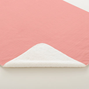 Populaire sjabloon Elegante perzik tinten strepen Sherpa Deken