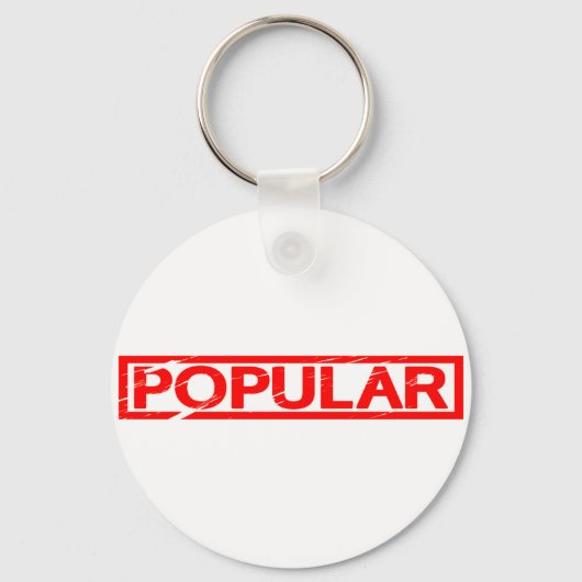 Populaire stempel sleutelhanger (Voorkant)