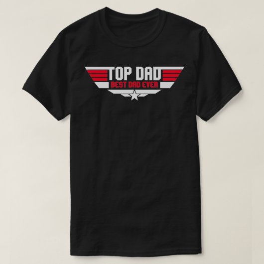 Populaire vader beste vader ooit grappige vader 80 t-shirt (Design voorkant)