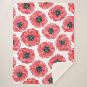 Populaire waterverf sherpa deken