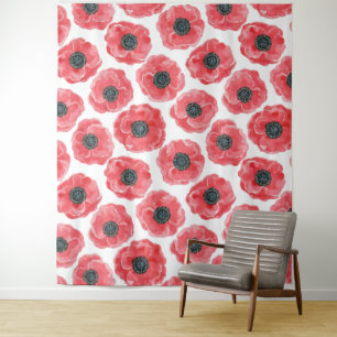 Populaire waterverf wandkleed