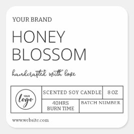 Populaire witte kaars Labels