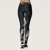 Populairste Chinese Kung Fu Shadow Dragon Fantasy Leggings (Achterkant)