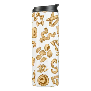 Populairste Italiaanse voedingsmiddelen en verniss Thermosbeker