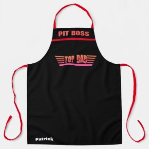 Populairste pap Pit Boss BBQ Black Vaderdag Chef S Schort