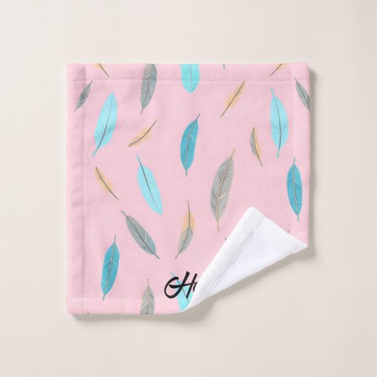 Popular Feathers Luxury Boho Collection (Gant de toilette)