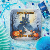 Popular Halloween Spooky Cute Collection Papieren Bordje (Feest)